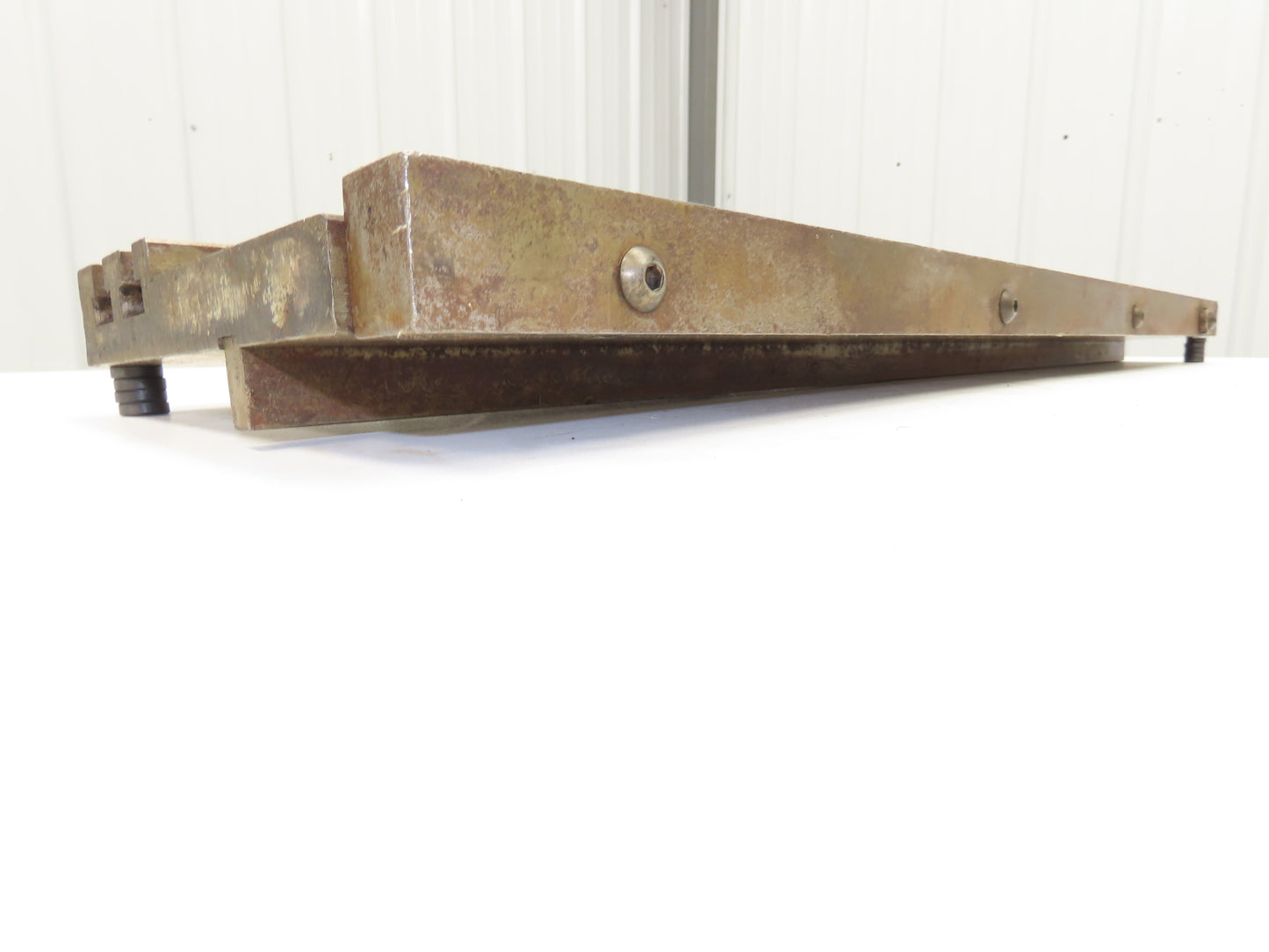 Press Brake Bed Offset Tang Base 36" Deep 18" Wide With T Slots 1/2" Tang