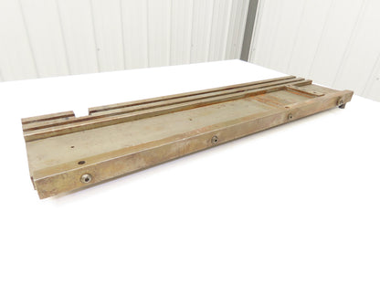 Press Brake Bed Offset Tang Base 36" Deep 18" Wide With T Slots 1/2" Tang