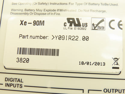 Ingersoll Rand XE-90M Y09IR22.00 Screw Compressor Control Panel