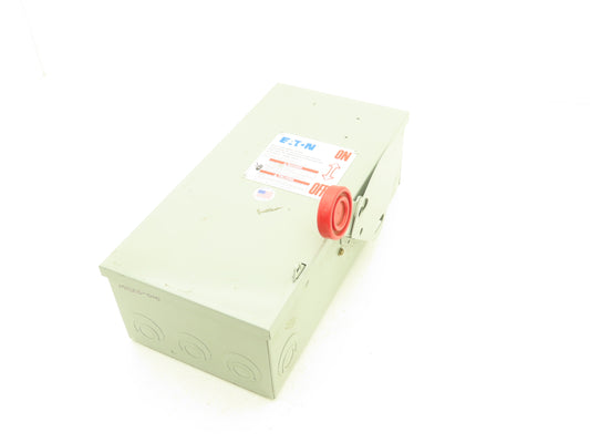 Eaton Cutler Hammer Safety Disconnect Switch 30A 600V 3 Pole Fusible