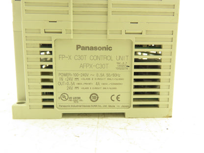 Panasonic FP-X C30T Programmable Motion Controller W PLC Module  Analog I/O Unit