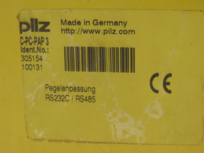 Pilz C-PC-PAP3 Safety Relay RS232C/RS485