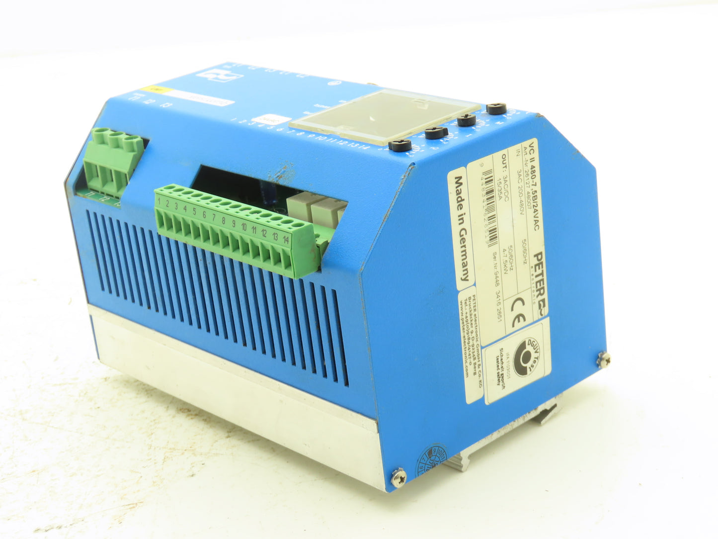 Peter Electronics VCII 480-7.5B Versi Comb Soft Start/Braking Device 3 PH 15/35A