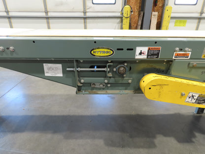 Hytrol 24"x 19' 10" Slider Bed Conveyor 18"Belt 1Hp 3PH Center Drive 110FPM