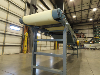 Hytrol 24"x 19' 10" Slider Bed Conveyor 18"Belt 1Hp 3PH Center Drive 110FPM