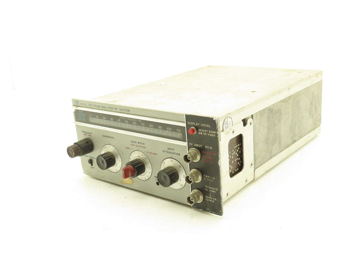 Hewlett Packard 8553L Spectrum Analyzer - RF Section