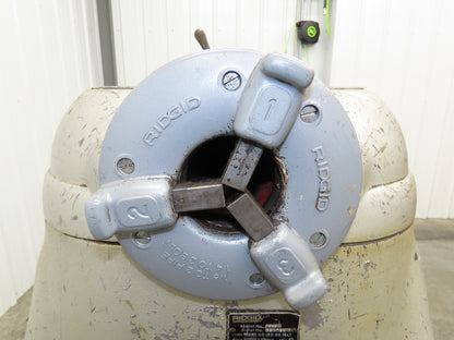 Ridgid 535 Pipe Bolt Threader Machine 120VAC Die Head Cutter Reamer 33" Stand