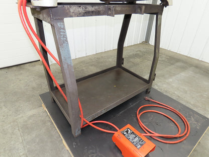 Ridgid 535 Pipe Bolt Threader Machine 120VAC Die Head Cutter Reamer 33" Stand