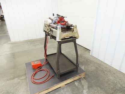 Ridgid 535 Pipe Bolt Threader Machine 120VAC Die Head Cutter Reamer 33" Stand