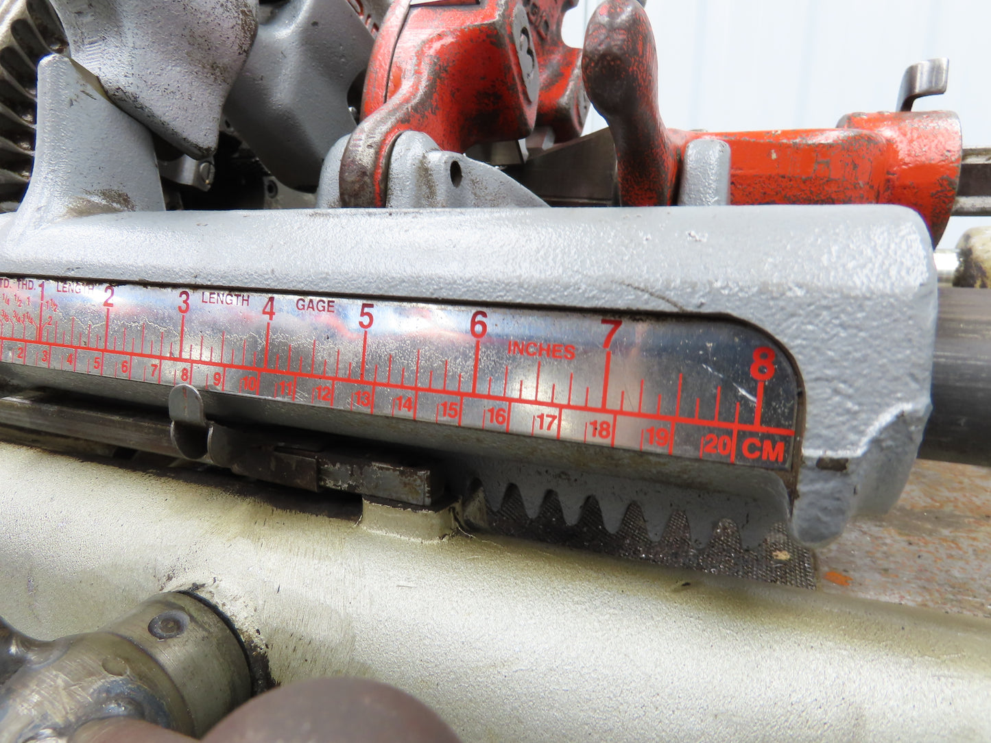 Ridgid 535 Pipe Bolt Threader Machine 120VAC Die Head Cutter Reamer 33" Stand