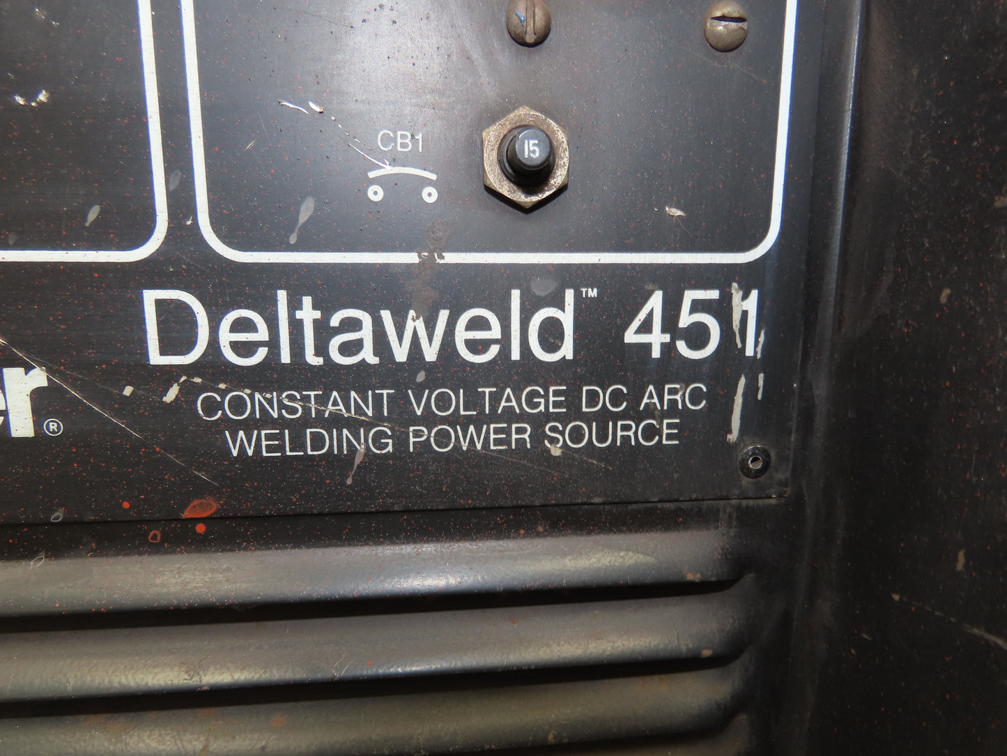 Miller Deltaweld 451 Mig Welder 450A DC Arc S-62 Wire Feeder 230/460VAC 3PH