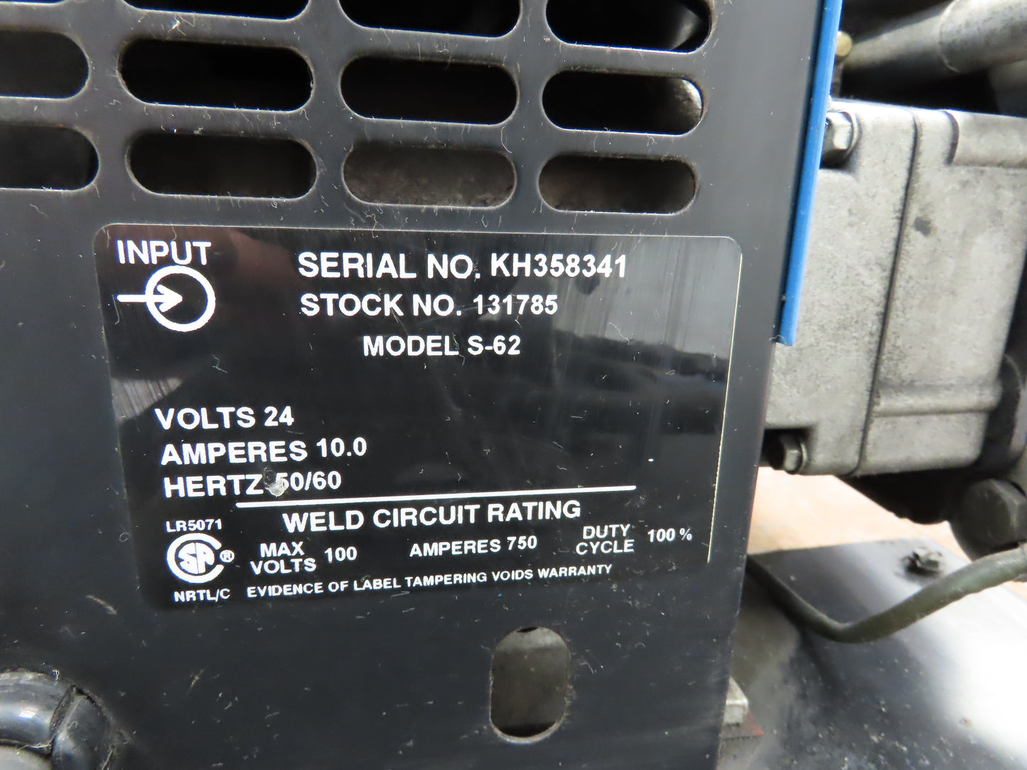 Miller Deltaweld 451 Mig Welder 450A DC Arc S-62 Wire Feeder 230/460VAC 3PH