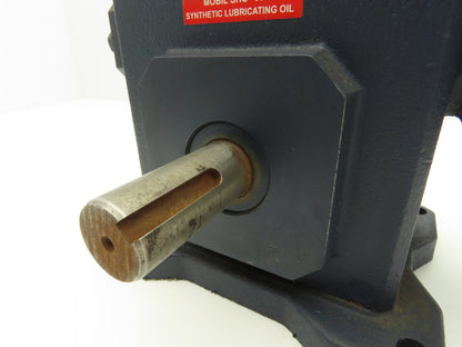 Leeson Ironman BM821-100-56-L Worm Gearbox 100:1 Reducer 0.21Hp 17.5 RPM 56C LH