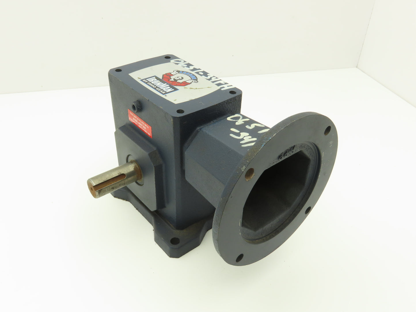 Leeson Ironman BM821-100-56-L Worm Gearbox 100:1 Reducer 0.21Hp 17.5 RPM 56C LH