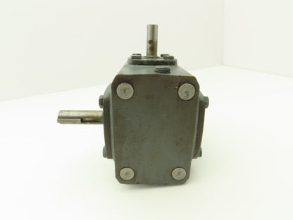 Boston Gear 713-25-G Worm Gearbox 25:1 Reducer .36Hp 70 RPM LH 1/2"x 5/8" Shafts