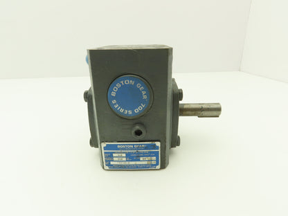 Boston Gear 713-25-G Worm Gearbox 25:1 Reducer .36Hp 70 RPM LH 1/2"x 5/8" Shafts