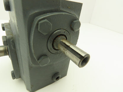 Boston Gear 713-25-G Worm Gearbox 25:1 Reducer .36Hp 70 RPM LH 1/2"x 5/8" Shafts