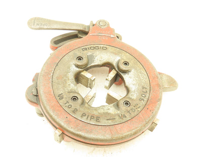 Ridgid 811  Die Head Universal Quick Opening 1/4 - 3/8" HS SS NPT Dies