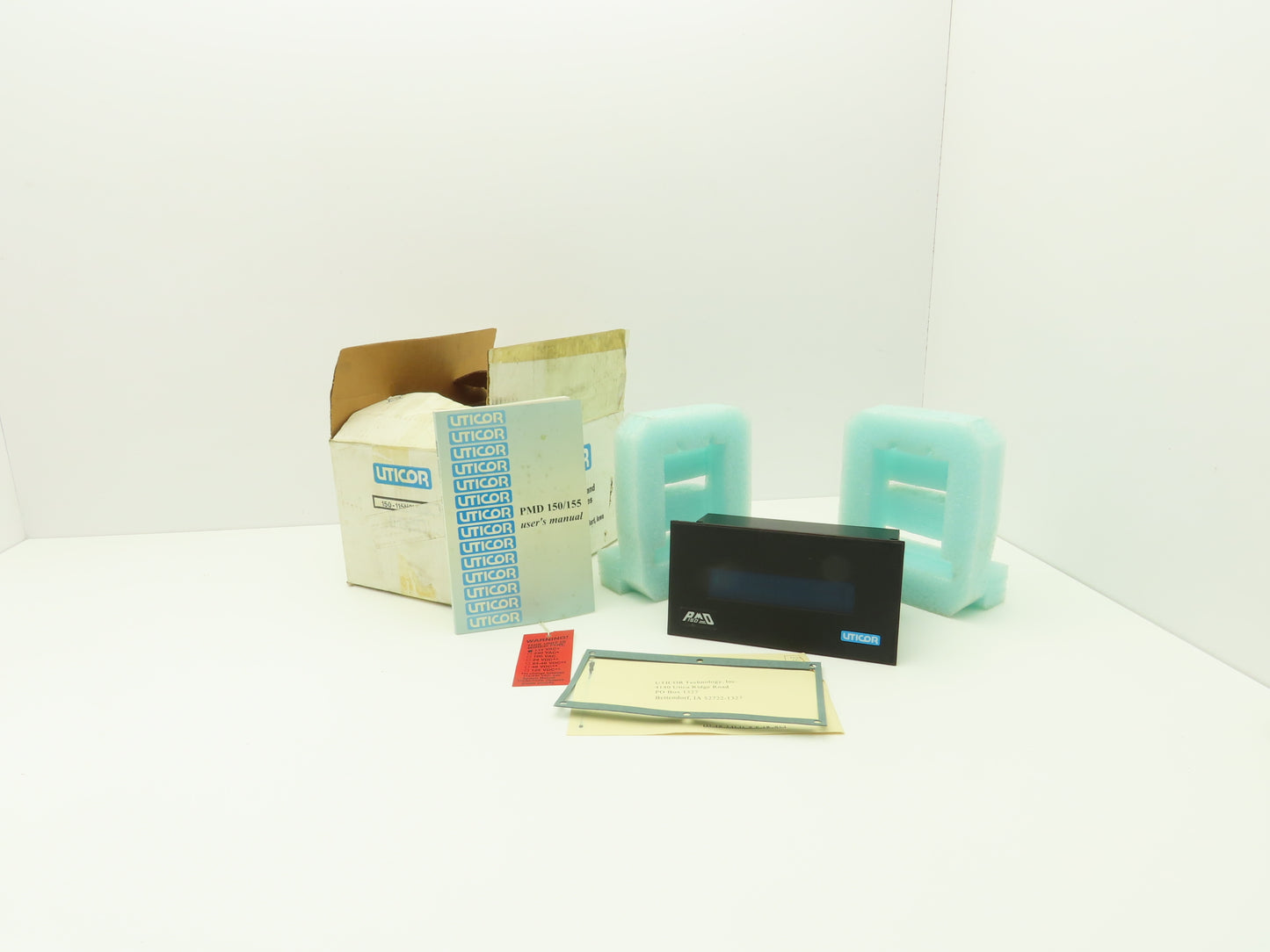 Uticor 150-115N2L16EX HMI Programmable Message Display Panel 115VAC Rev B