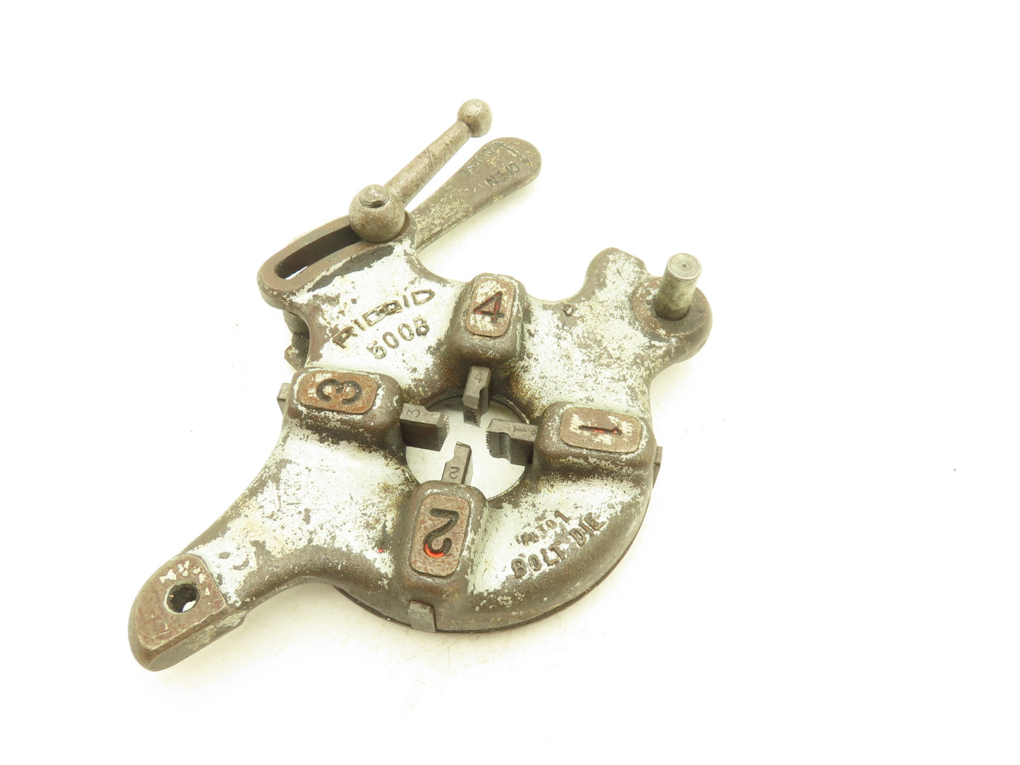 Ridgid 500B  Bolt Die Head 1/4 - 1" Dies Included 1/4-13 UNC Missing Slide Stop