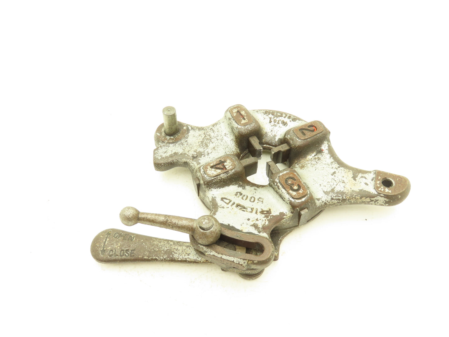 Ridgid 500B  Bolt Die Head 1/4 - 1" Dies Included 1/4-13 UNC Missing Slide Stop