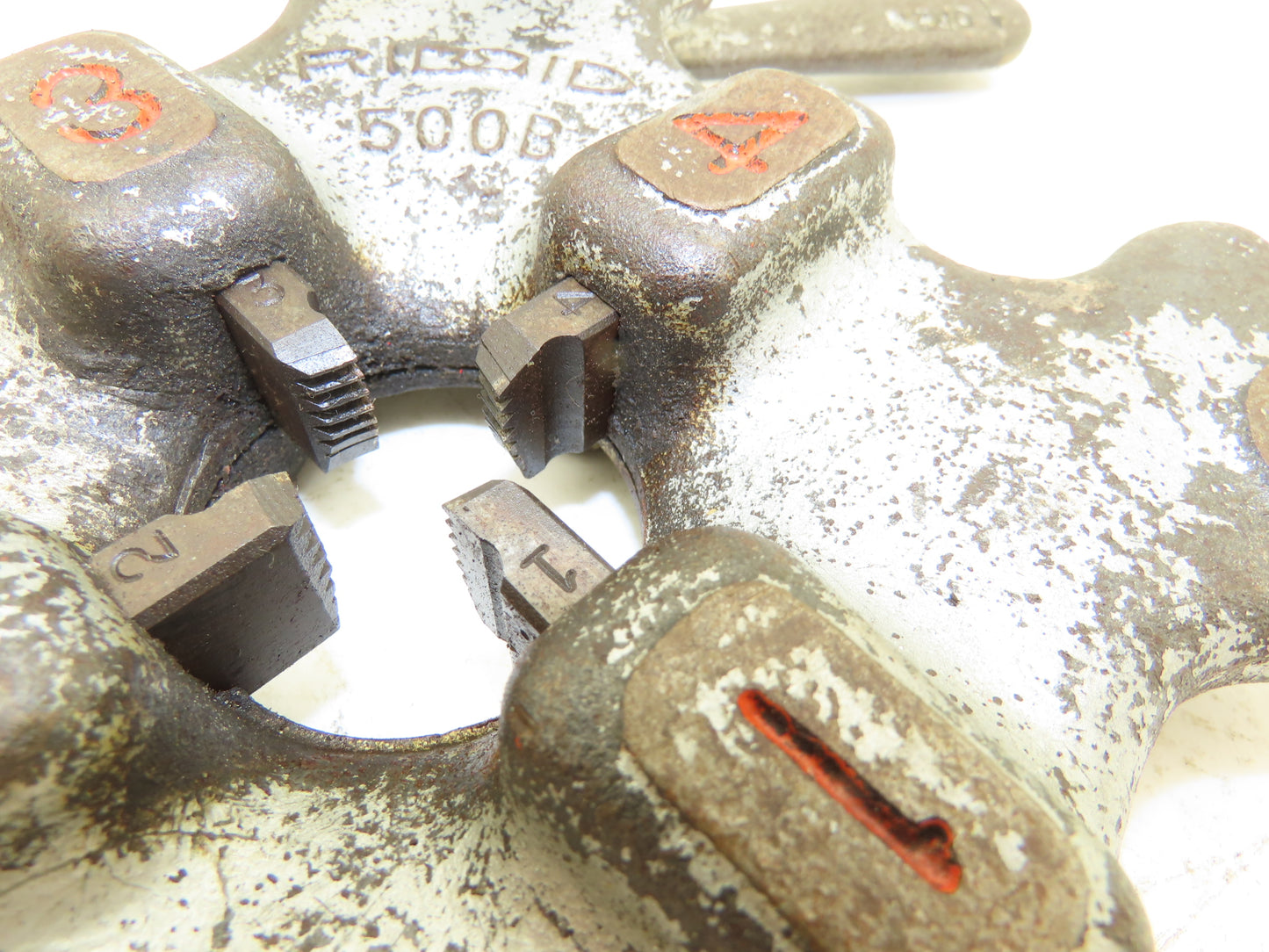 Ridgid 500B Bolt Die Head 1/4" - 1" Dies Included-5/8"-13 UNC Missing Index Pin