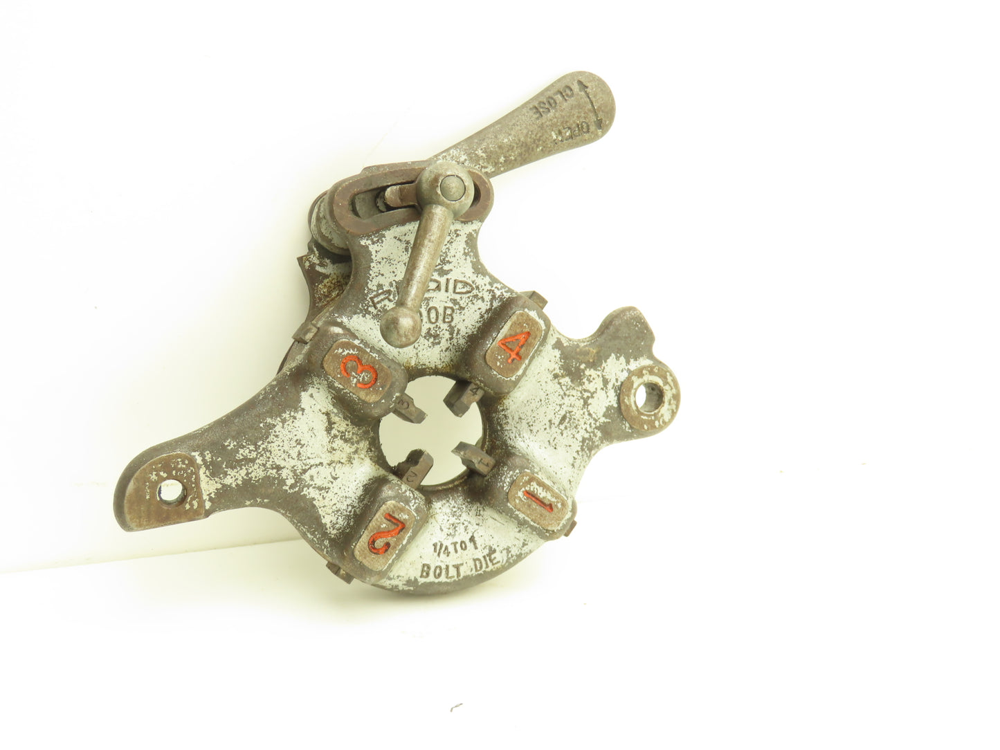 Ridgid 500B Bolt Die Head 1/4" - 1" Dies Included-5/8"-13 UNC Missing Index Pin