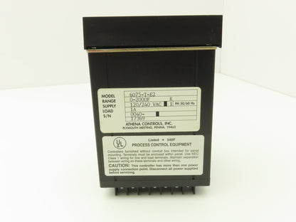 Athena Controls 6075-T-E2 Digital Temperature Controller Module 120-240V 0-2000F