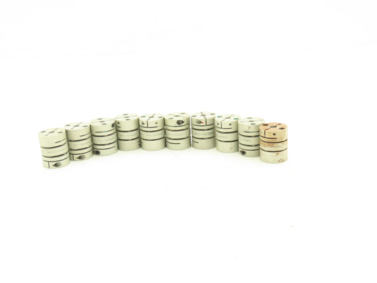 MIKI SFC-020DA2-6B-8B Servo Flex Coupling Type C 6mm ID x 8mm ID Lot of 10