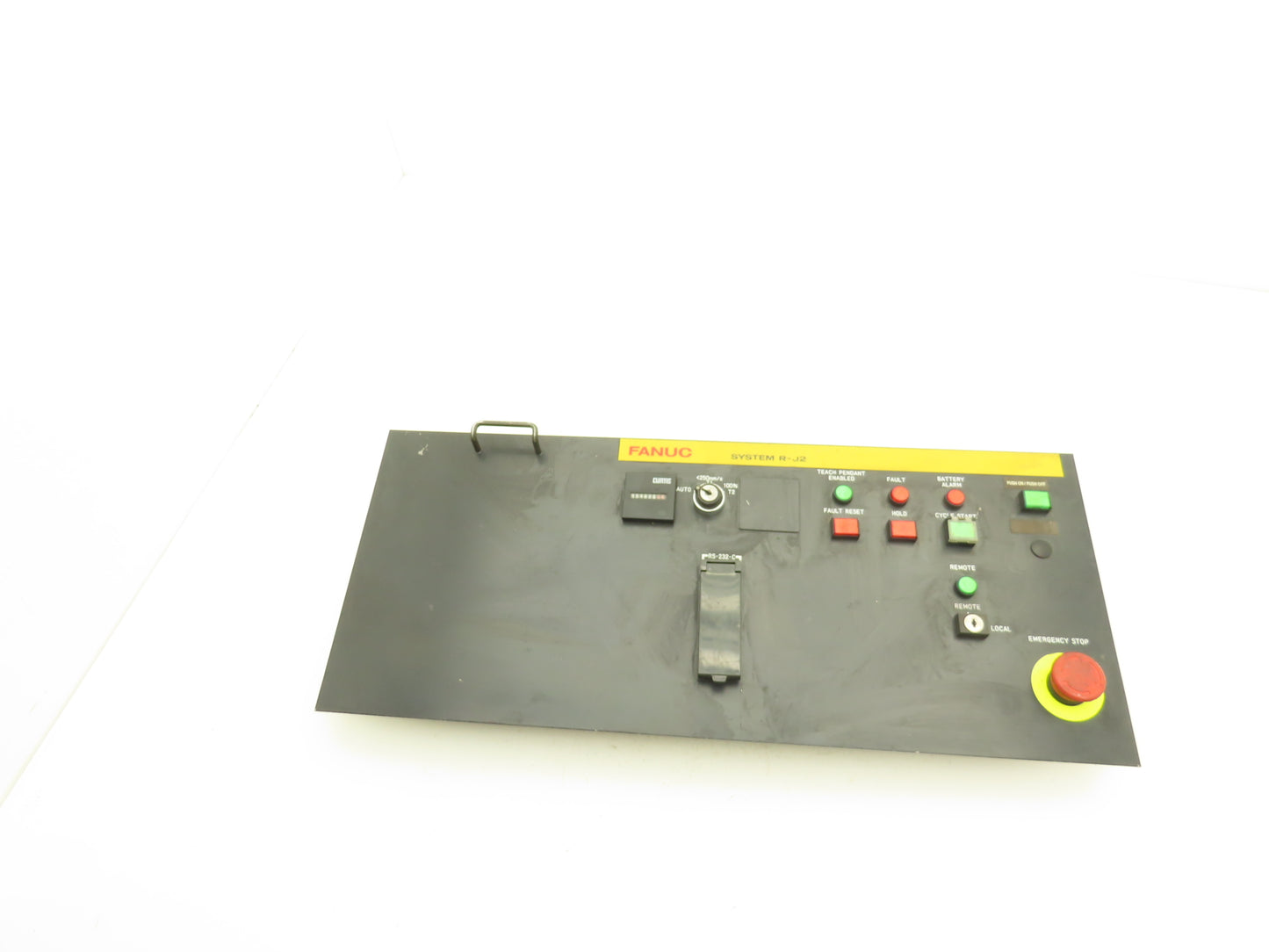 Fanuc A05B-2351-C037 System R-J2 Robot Operator Panel w/Emergency Stop No Key