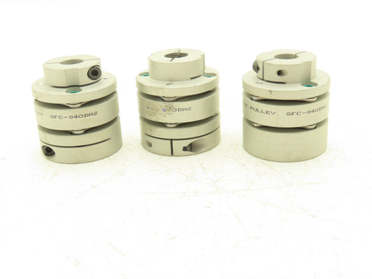 MIKI SFC-040DA2-12-16 Servo Flex Coupling Type B 12mm ID x 16mm ID Lot of 3