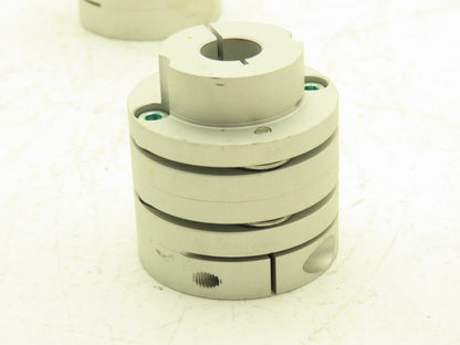 MIKI SFC-050DA2-16-20 Servo Flex Coupling Type B 16mm ID x 20mm ID Lot of 2