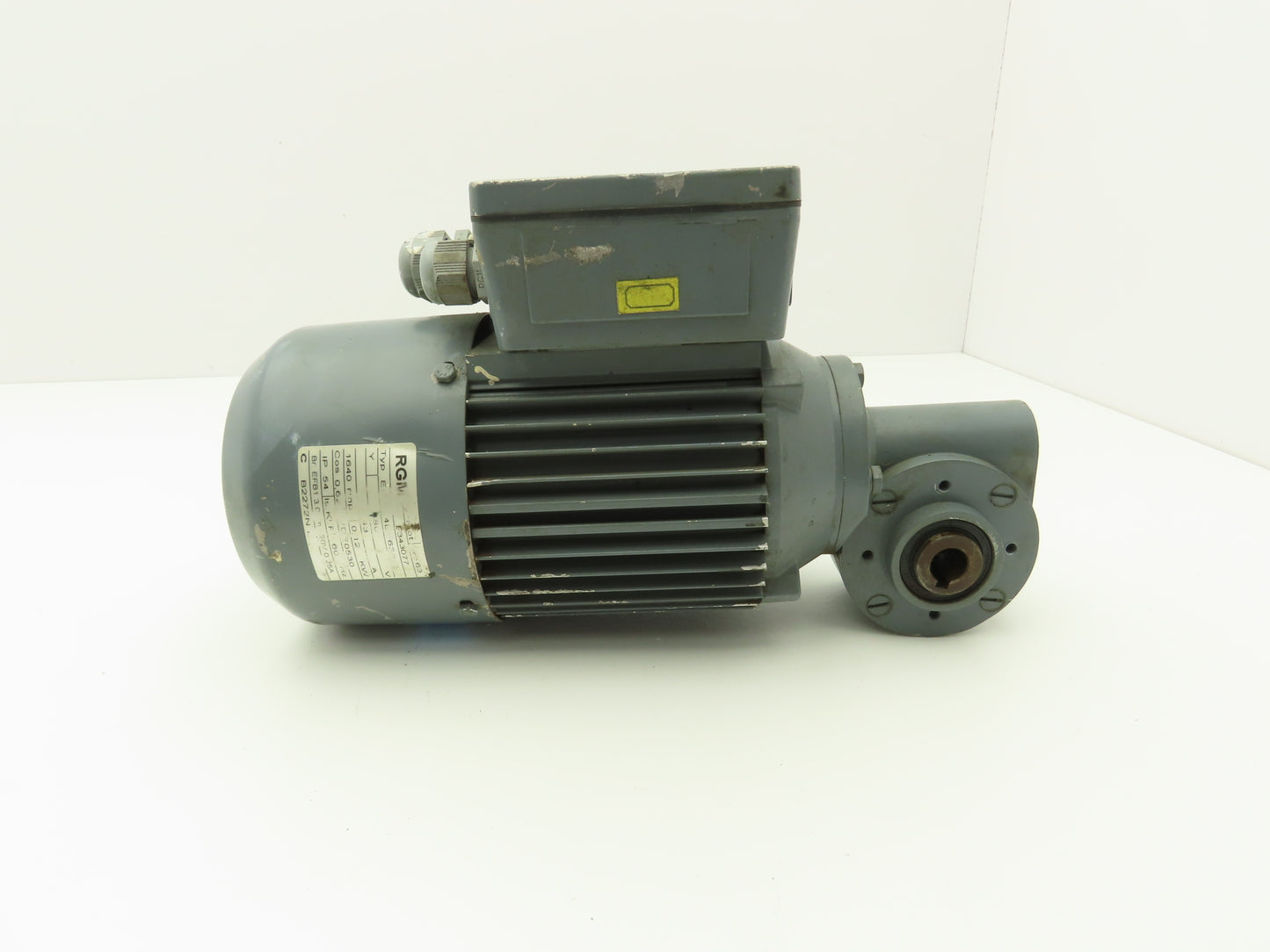 RGM EFB Gearmotor 24:1 Ratio 68rpm 0.21kw 480V 3PH 14mm Hollow Shaft IEC63