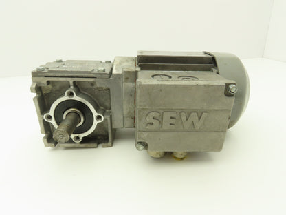 Sew Eurodrive WA10 DT56M4 Gearmotor 75:1 Reducer 1640/22rpm 0.1kw 460V 3PH 18Nm