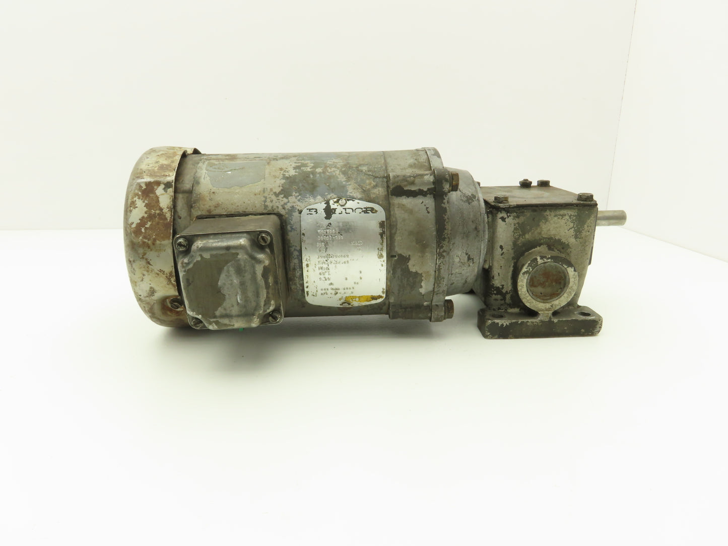 Baldor KM3454 Gearmotor 150:1 Reducer 1725/12rpm 1/4Hp 230/460V 3PH 56C