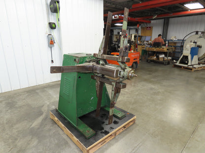 FJ Littell Machine No 20-18 Coil Stock Uncoiler 2000lbs 16-20" ID 18" W Decoiler