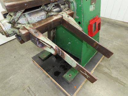 FJ Littell Machine No 20-18 Coil Stock Uncoiler 2000lbs 16-20" ID 18" W Decoiler