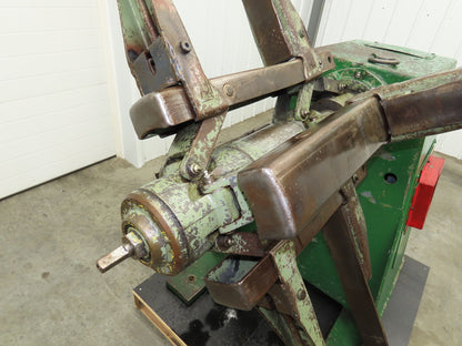 FJ Littell Machine No 20-18 Coil Stock Uncoiler 2000lbs 16-20" ID 18" W Decoiler