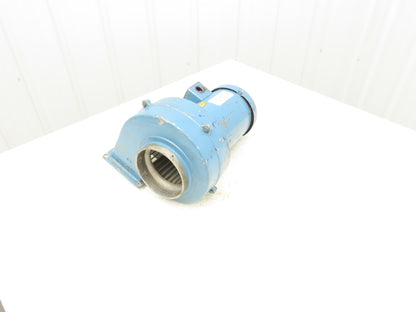Baldor VM35455060 Centrifugal Blower Fan 1Hp 3450 RPM 230/460V 3PH Motor 6"Inlet