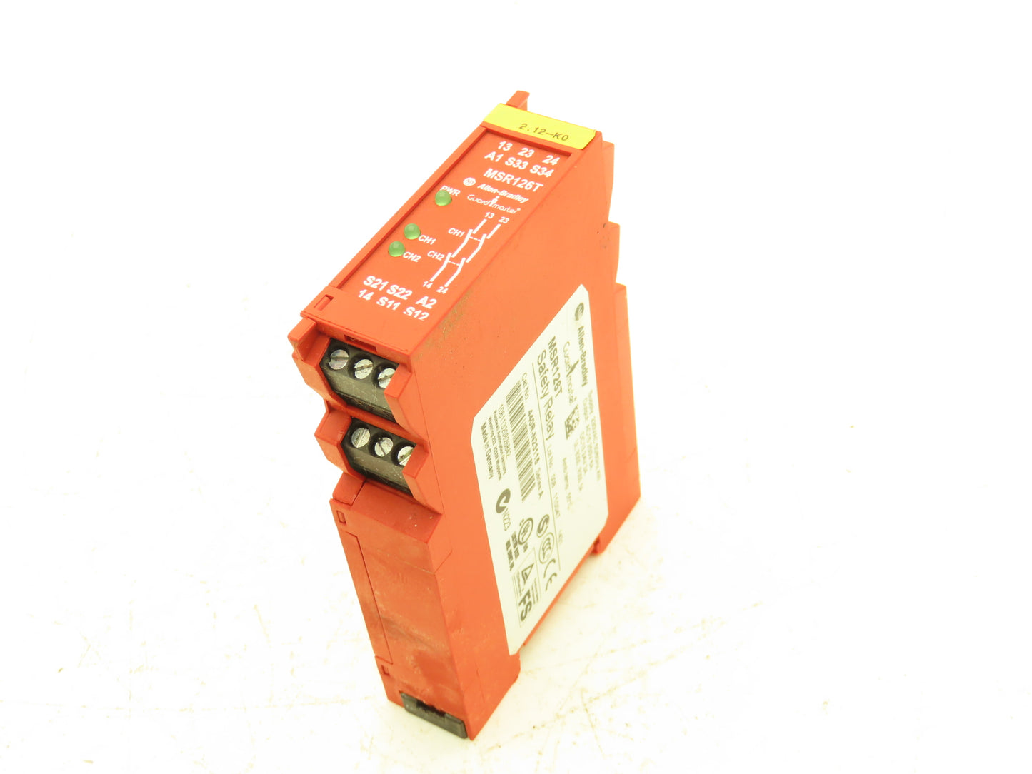 Allen Bradley 440R-N23115 Guardmaster Safety Relay 24VDC MSR126T Ser A