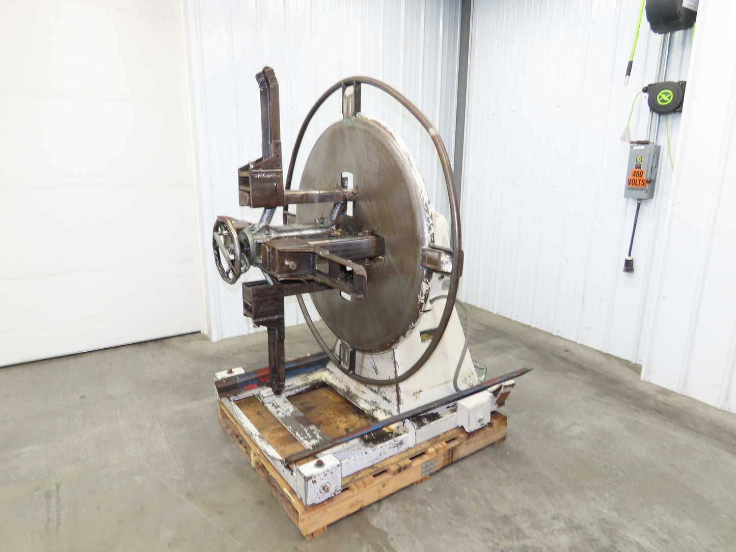 FJ Littell Machine Coil Stock Uncoiler 4000lbs Power Feed Decoiler 230/460V