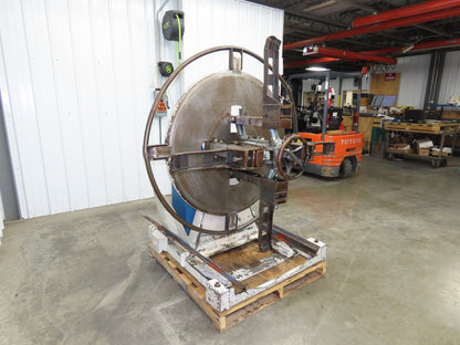 FJ Littell Machine Coil Stock Uncoiler 4000lbs Power Feed Decoiler 230/460V