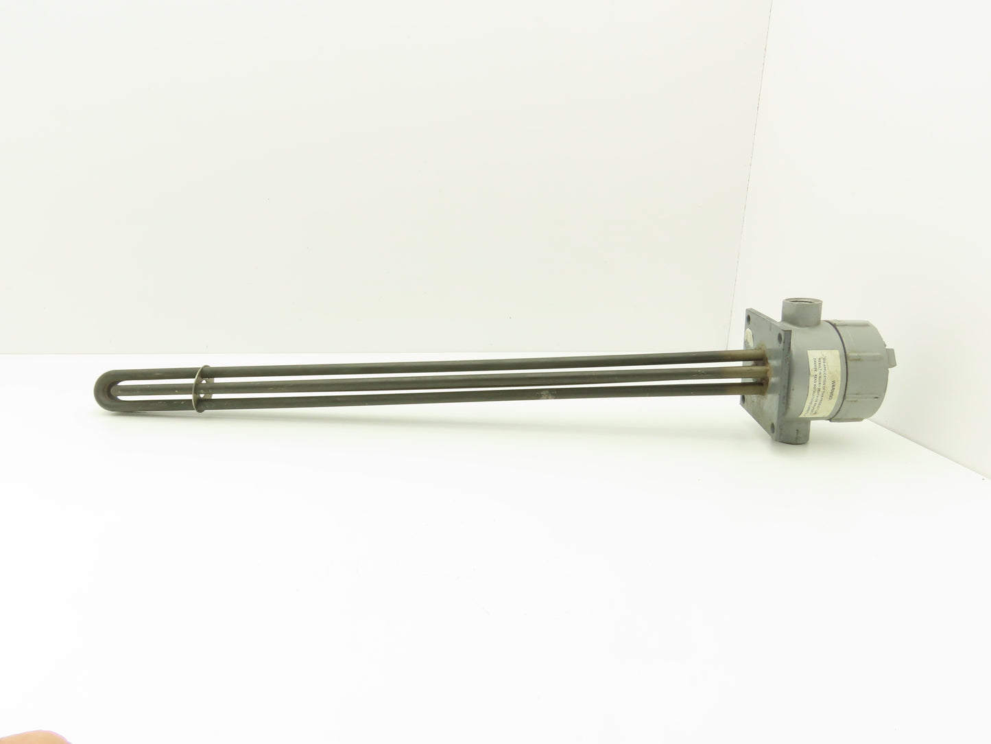 Accu-Therm 50-113-N-12 Immersion Heater Element 9kw 480V 3PH 25"L Flange Mount