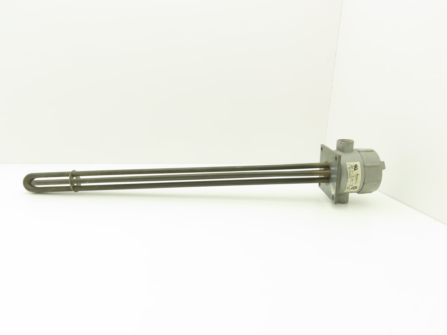 Accu-Therm 50-113-N-12 Immersion Heater Element 9kw 480V 3PH 25"L Flange Mount