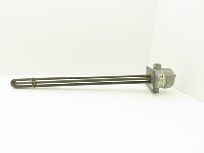 Accu-Therm 50-113-N-12 Immersion Heater Element 9kw 480V 3PH 25"L Flange Mount