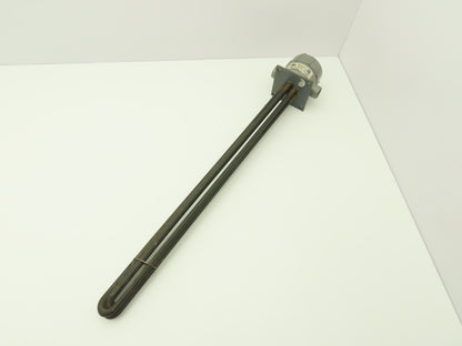 Accu-Therm 50-113-N-12 Immersion Heater Element 9kw 480V 3PH 25"L Flange Mount