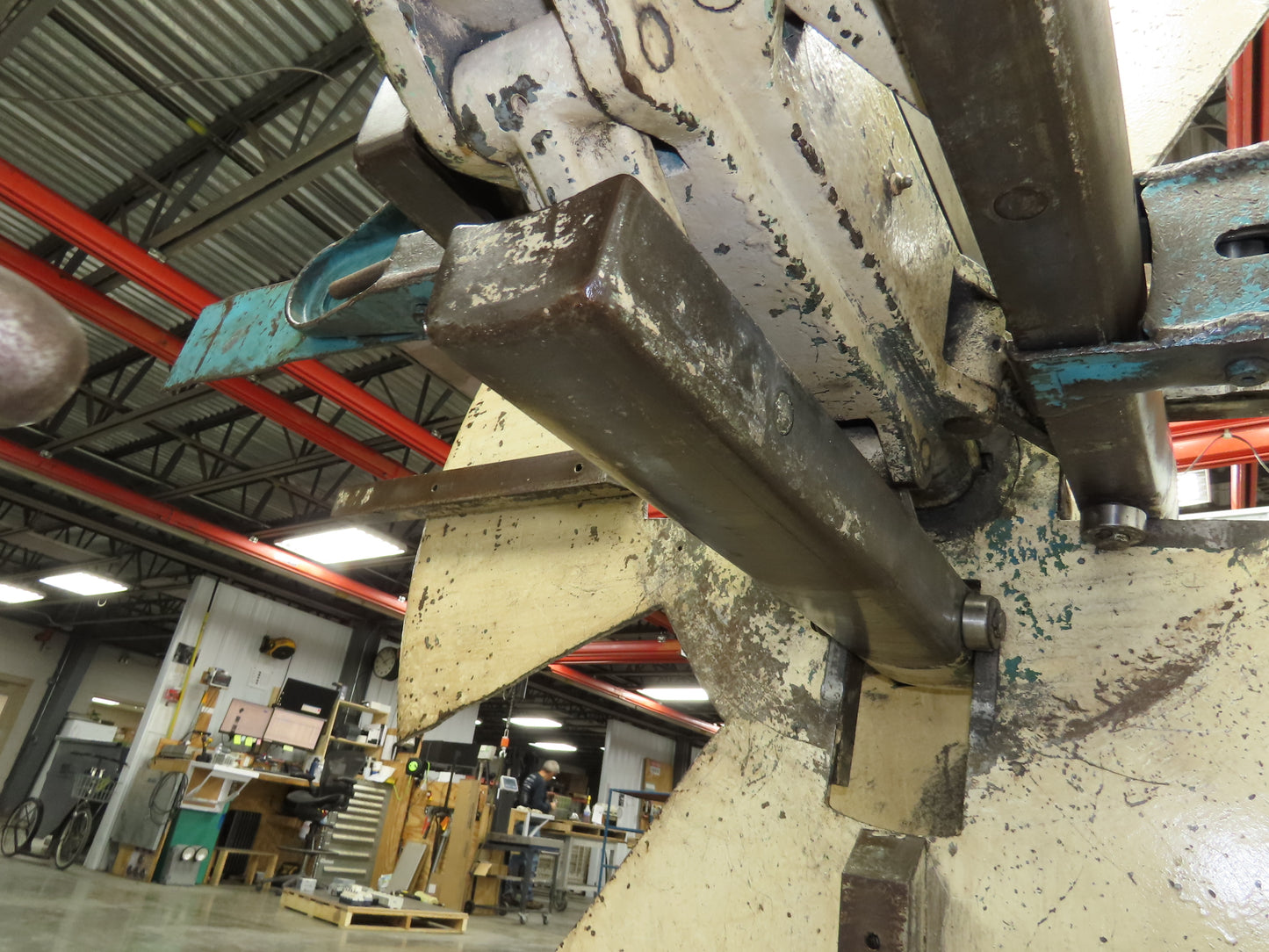 FJ Littell Machine No 40-18 Coil Stock Uncoiler 4000lbs 16-22" ID 18" W Decoiler