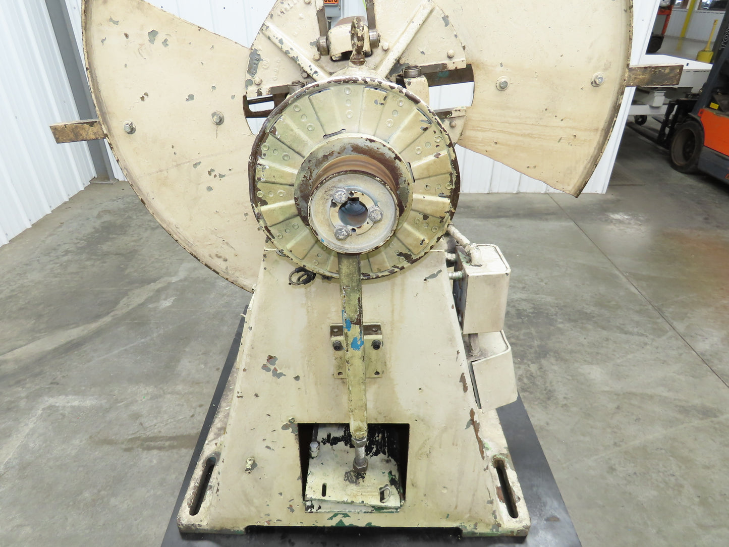 FJ Littell Machine No 40-18 Coil Stock Uncoiler 4000lbs 16-22" ID 18" W Decoiler