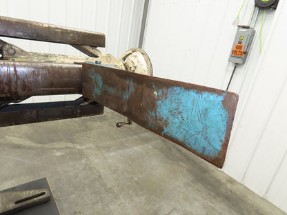 FJ Littell Machine No 40-18 Coil Stock Uncoiler 4000lbs 16-22" ID 18" W Decoiler