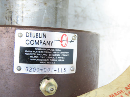 Deublin 6200-001-115 Monoflow Rotating Union 2"NPT 750 RPM 150PSI 250F Max